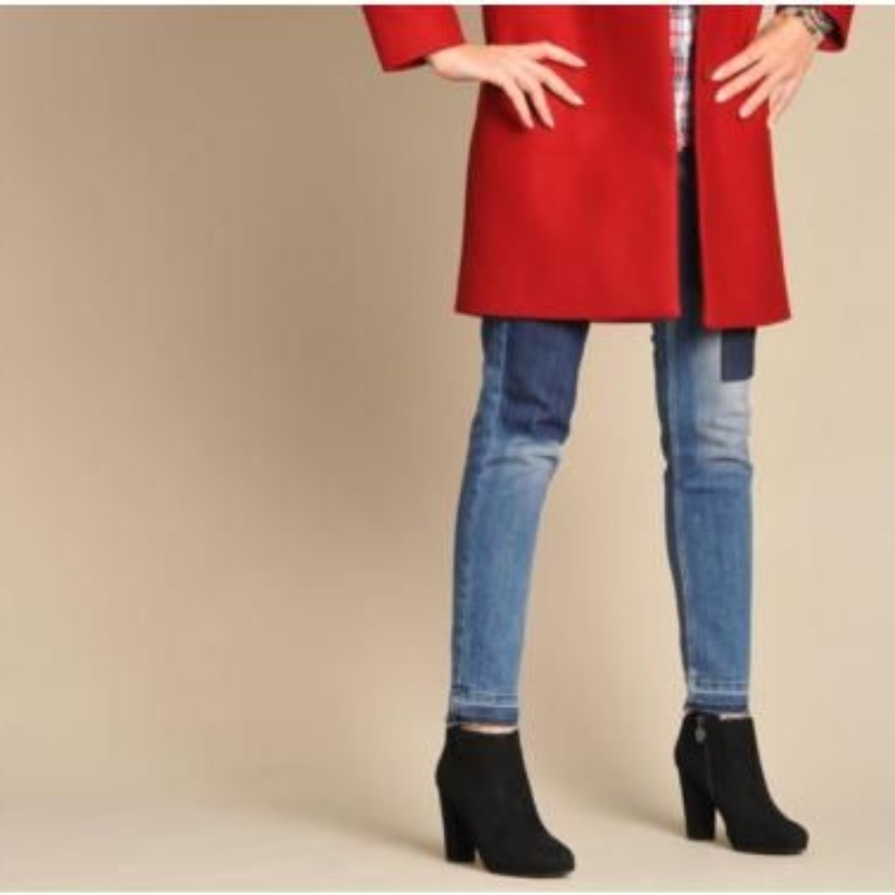 Geox Womens D Kali Black Suede Boots D34L1E